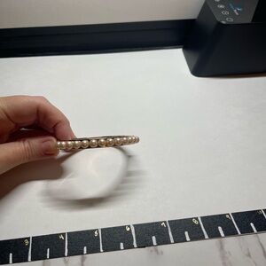 kate spade Faux Pearl and Rose gold Bracelet